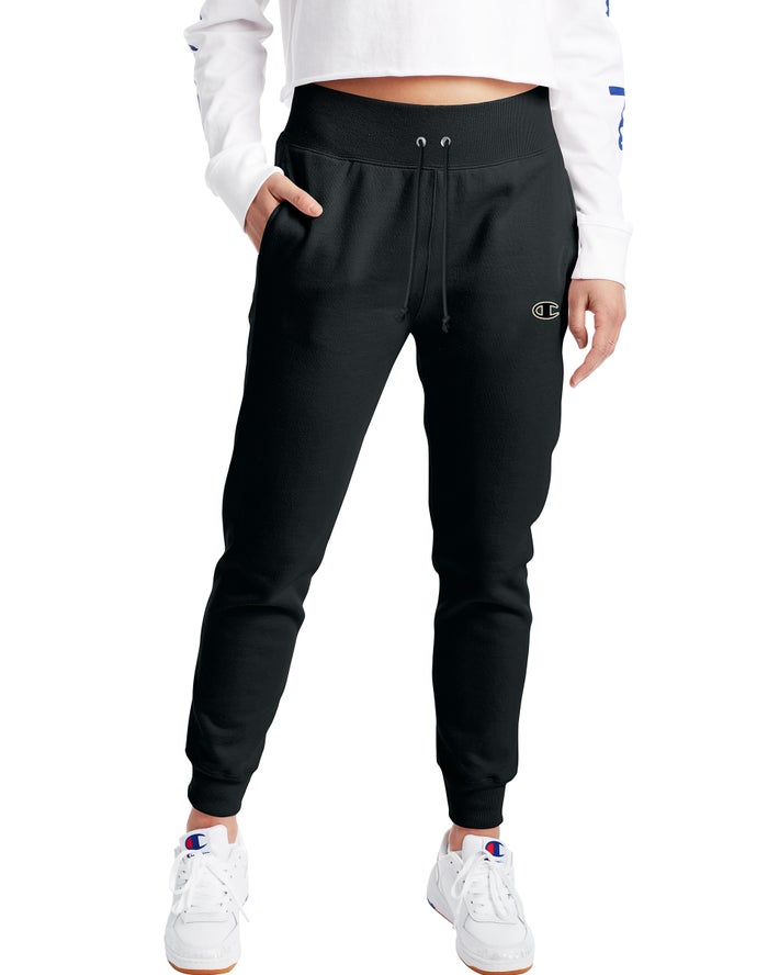 Jogger Champion Mujer - Reverse Weave ( Negras ) 8497501-JB